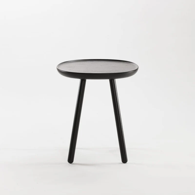 Table d'appoint noire 45 cm Naïve - Emko