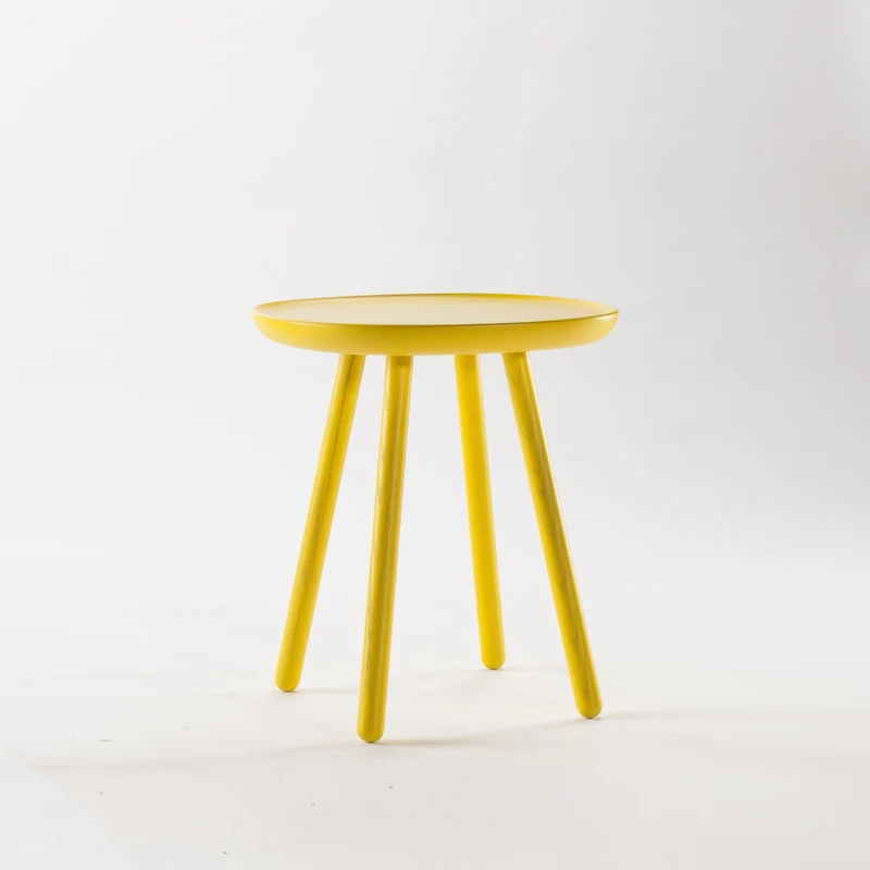 Table d'appoint jaune 45 cm Naïve - Emko