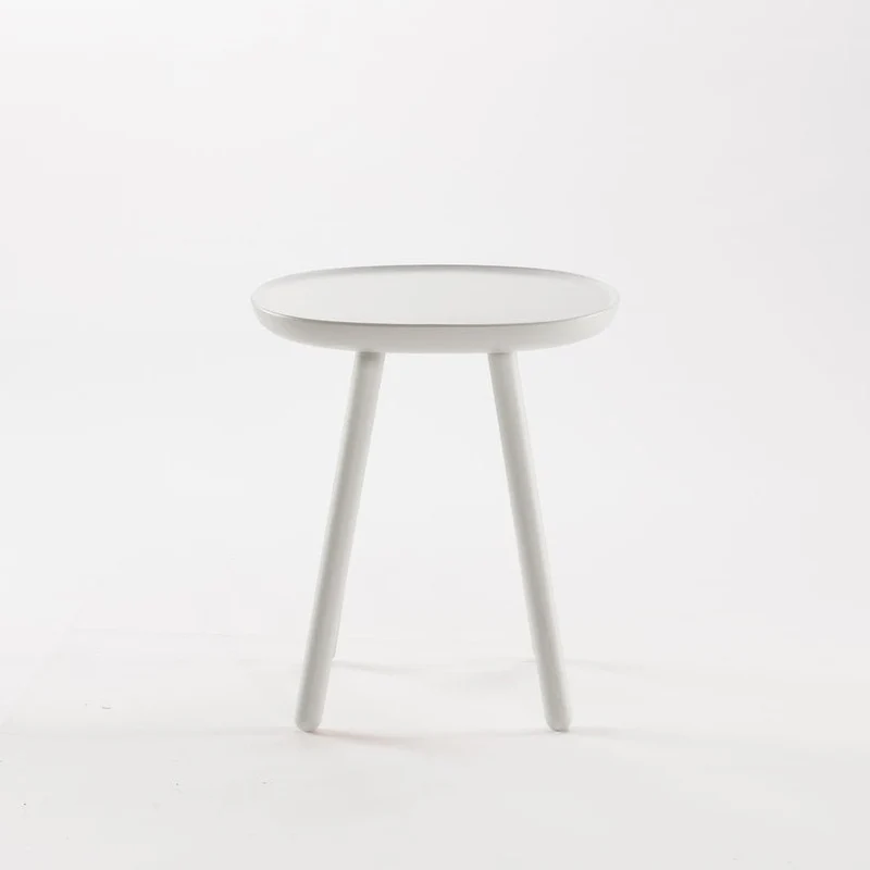 Table d'appoint blanche 45 cm Naïve - Emko