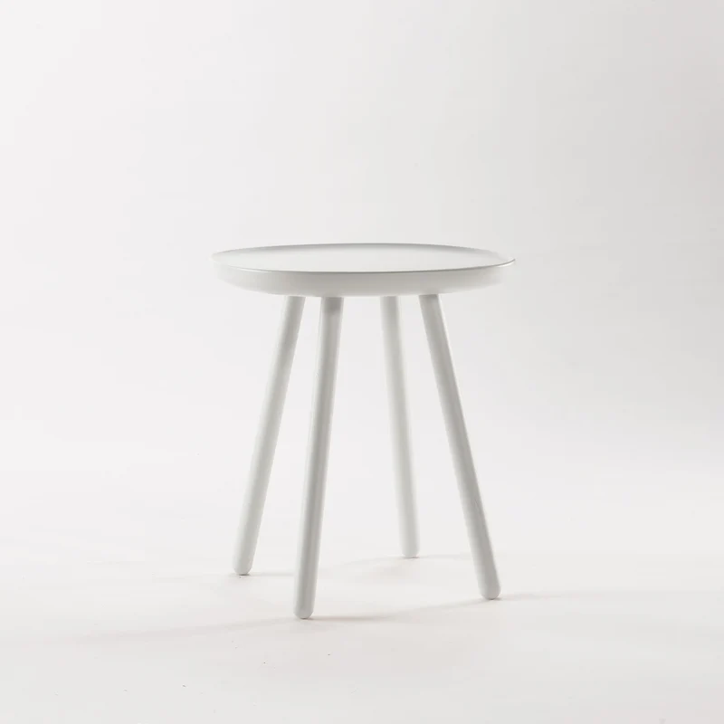 Table d'appoint blanche 45 cm Naïve - Emko