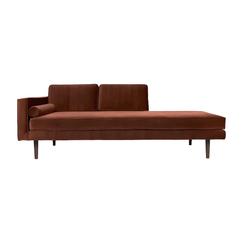 Divan en velours café caramel Wind - Broste Copenhagen