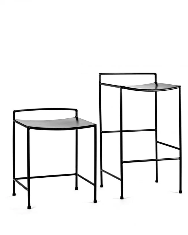 Tabouret Nello Noir - Serax