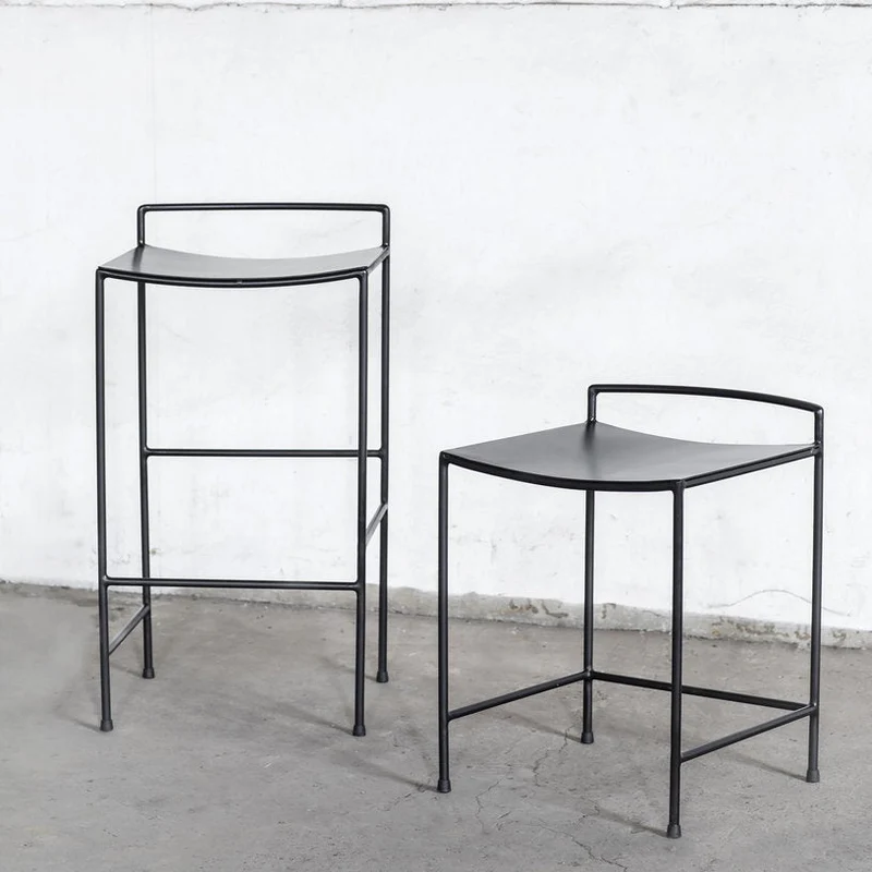 Tabouret Nello Noir - Serax