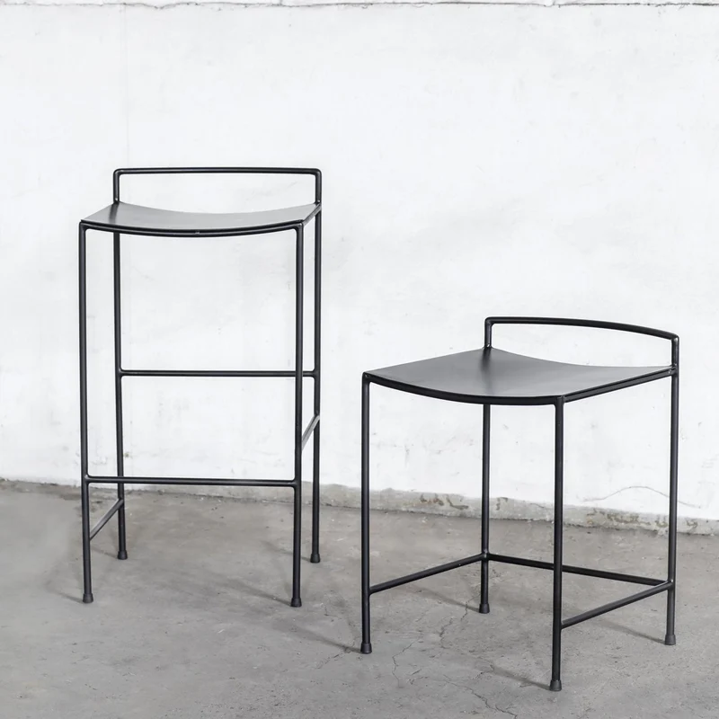 Tabouret de bar Nello Noir - Serax