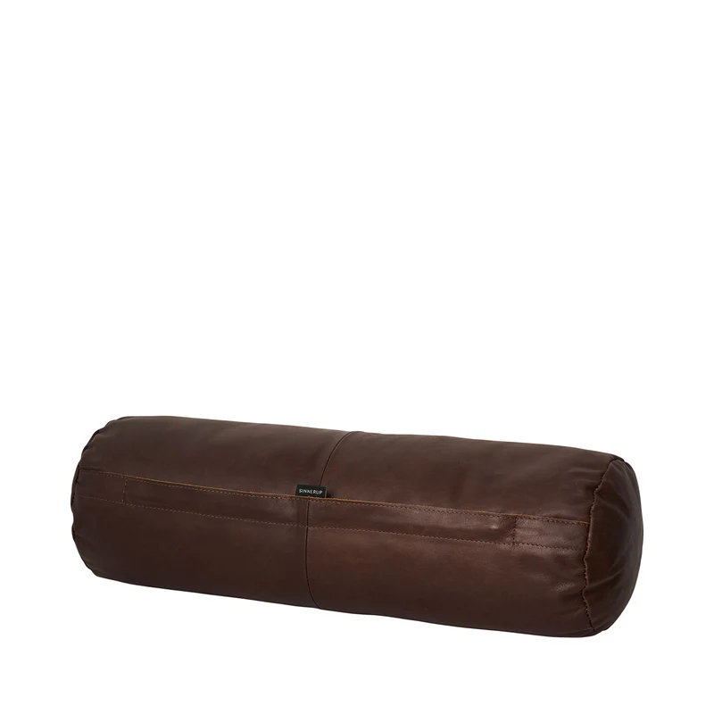 Leder Kissenrolle
