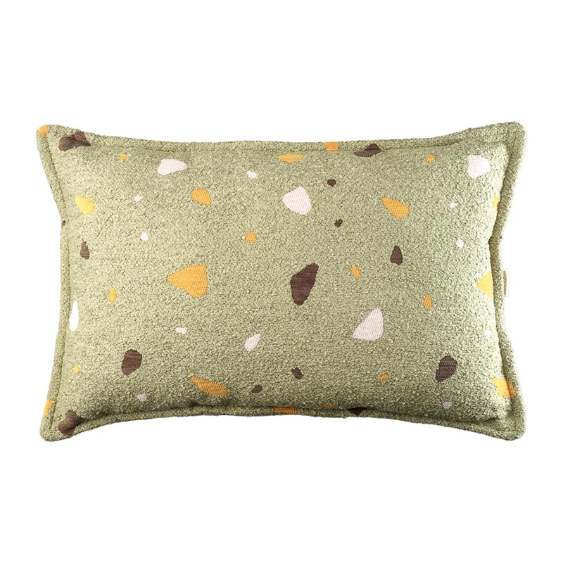 Kissen Bolster im Terrazzo Design