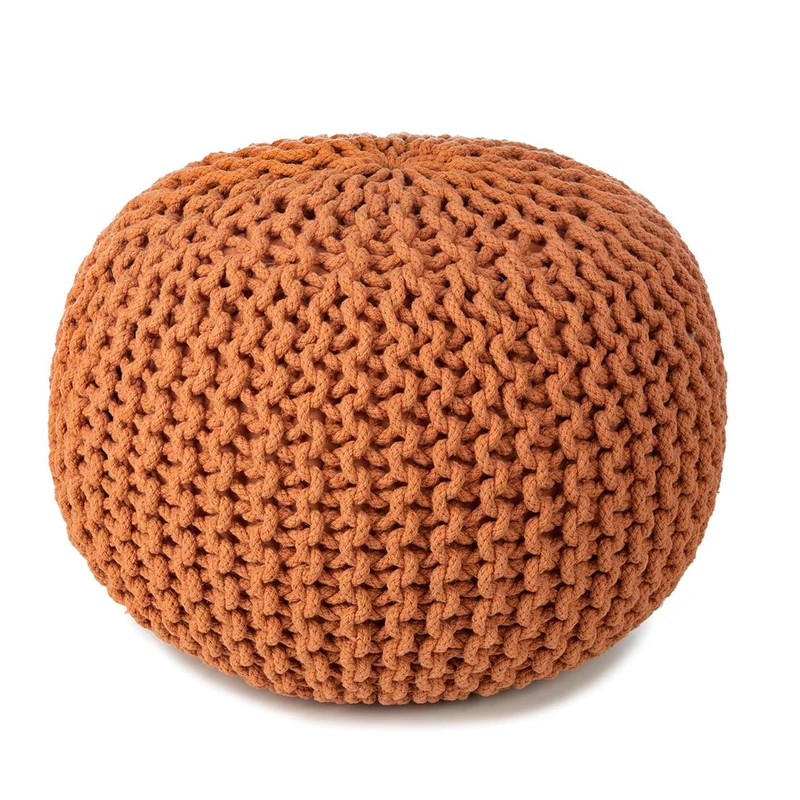 Pouf Buddy in Häkeloptik, 40 cm