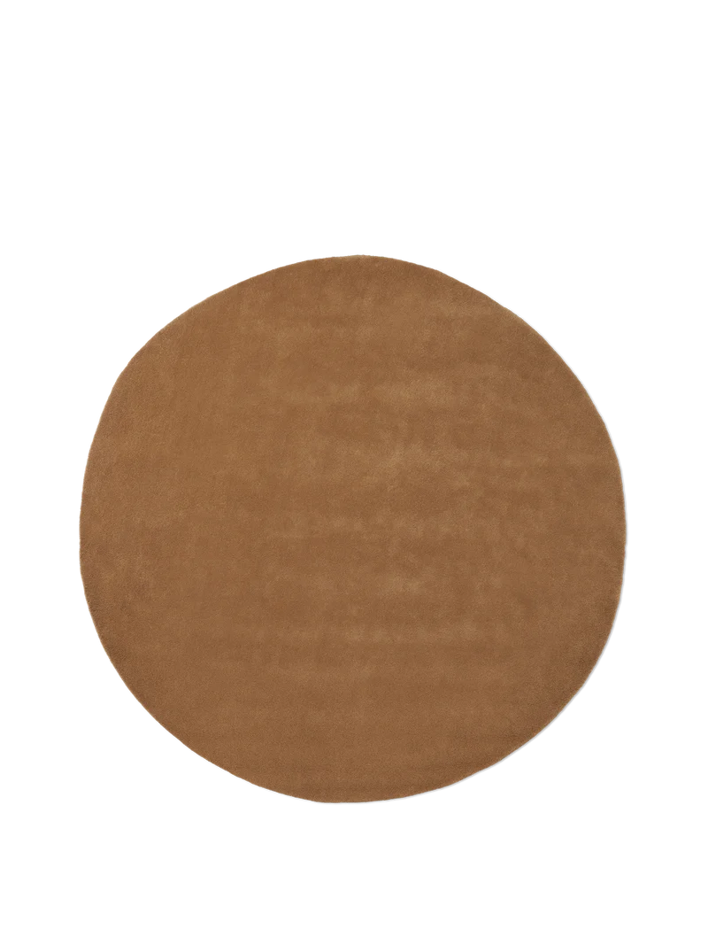Ferm Living Stille Tufting-Teppich - Ø240 - Toffee