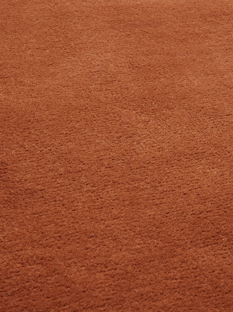 Ferm Living Stille Tufting-Teppich - Ø240 - Red Brown