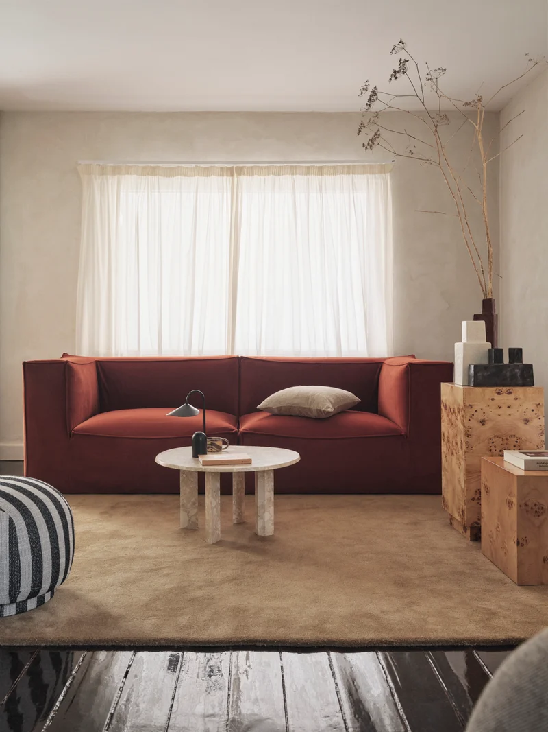 Ferm Living Stille Tufting-Teppich - 200 x 300 - Toffee