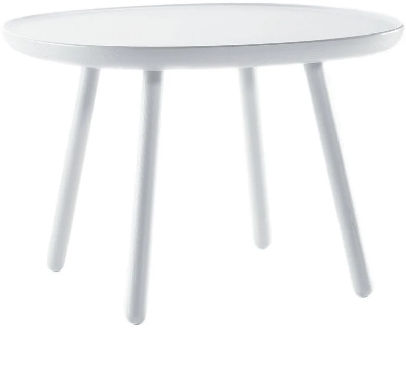 Table basse blanche 64 cm Naïve - Emko