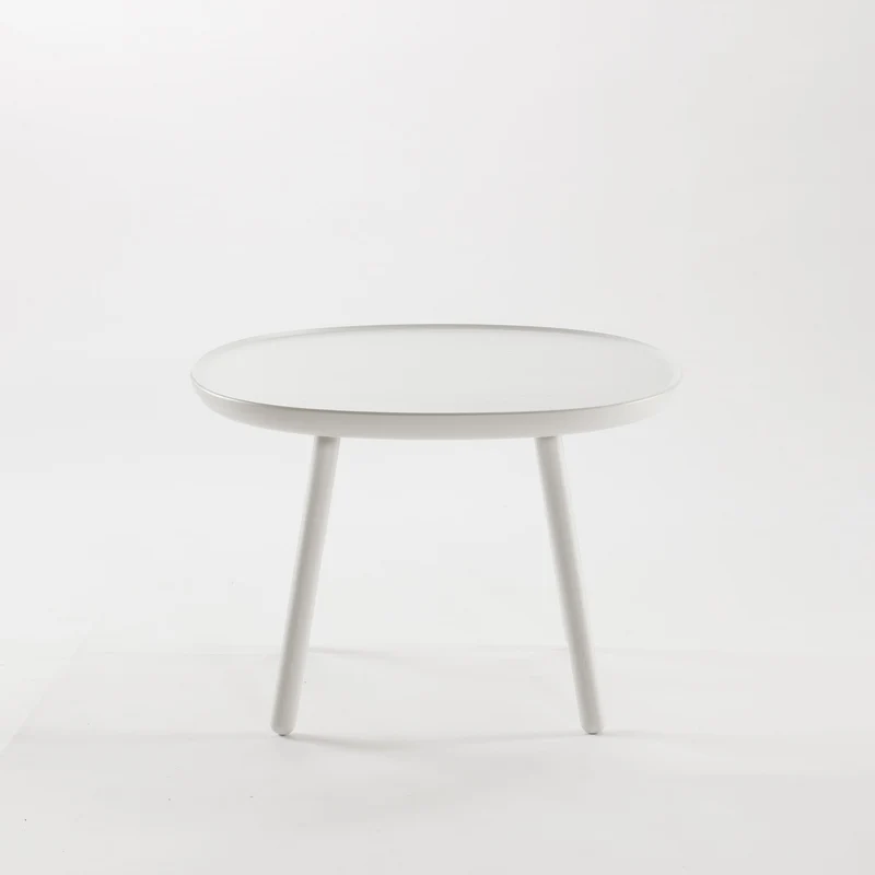 Table basse blanche 64 cm Naïve - Emko