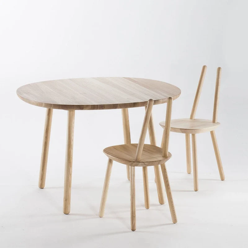 Table en bois naturel 110 cm Naïve - Emko