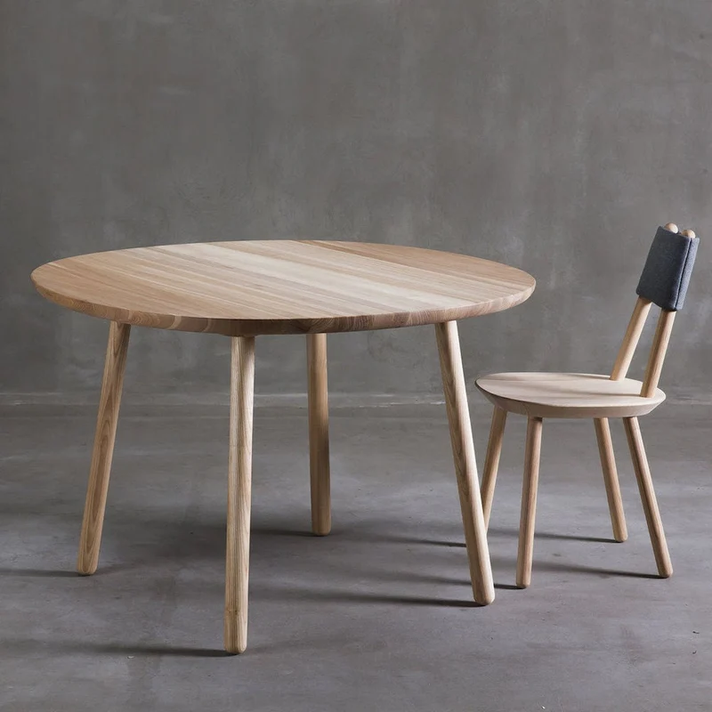Table en bois naturel 110 cm Naïve - Emko