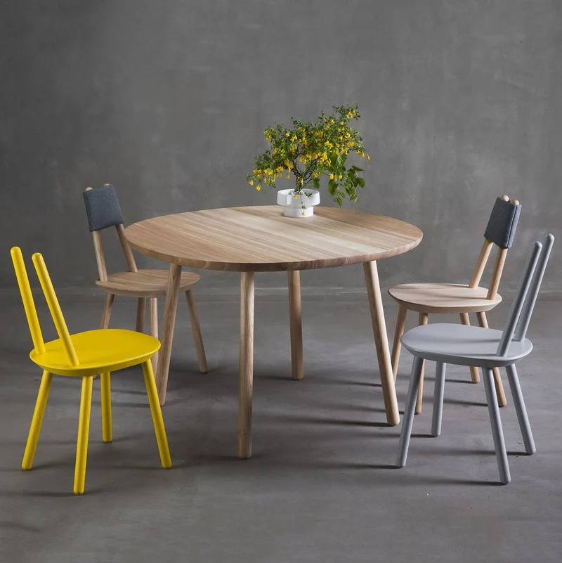Table en bois naturel 110 cm Naïve - Emko