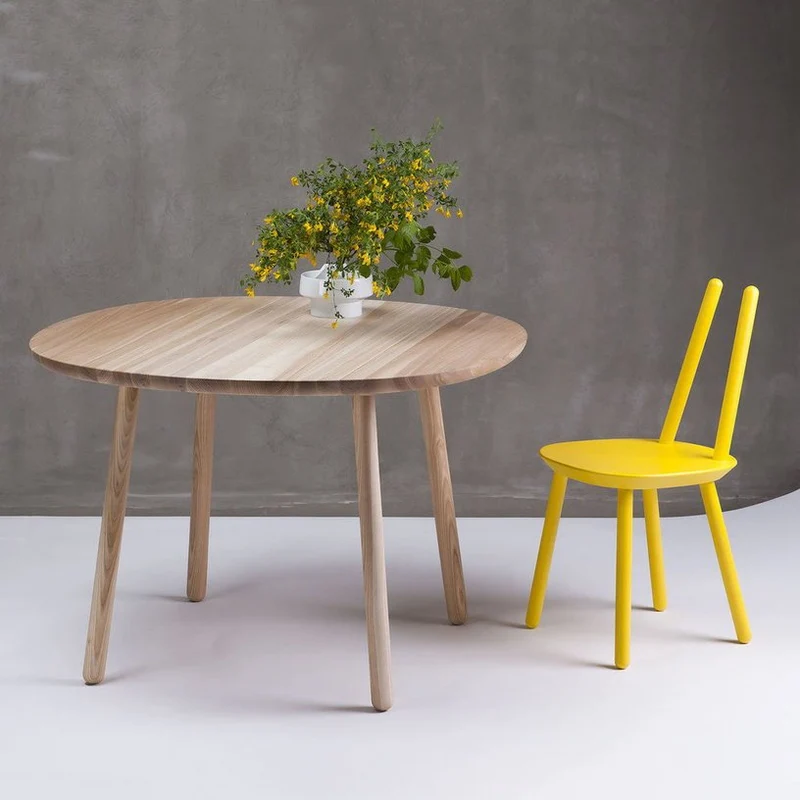 Table en bois naturel 110 cm Naïve - Emko