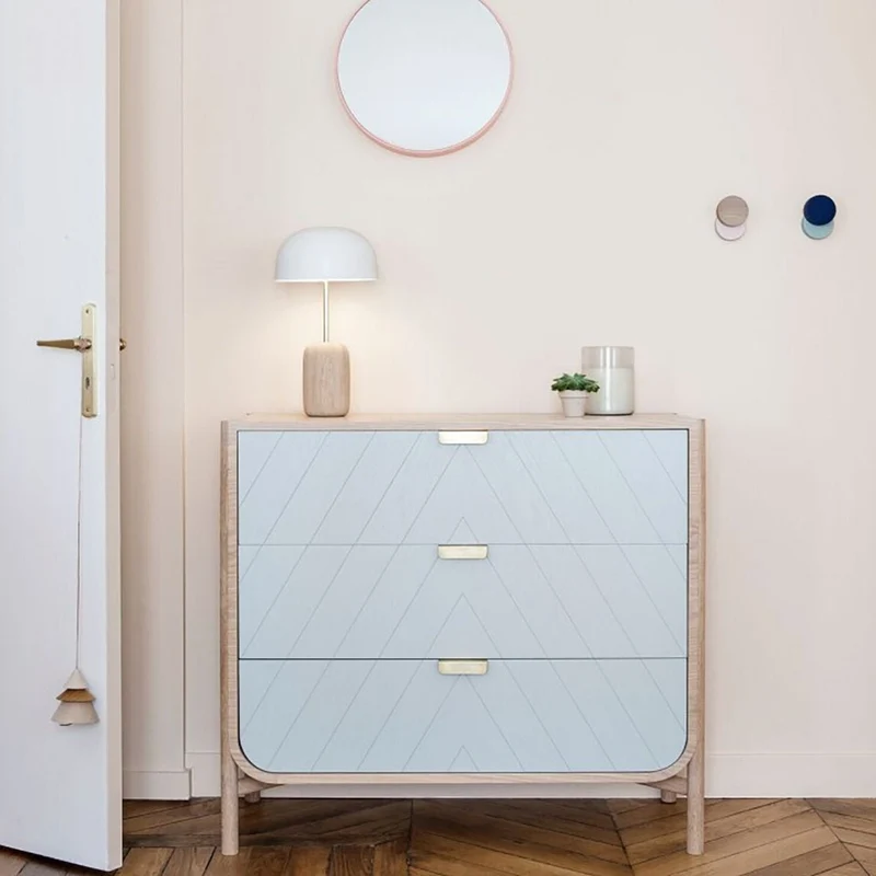 Cabinet en chêne naturel 120,5 x 45 x 130 cm Marius - Hartô