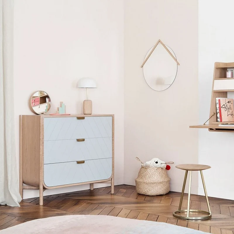 Cabinet en chêne naturel 120,5 x 45 x 130 cm Marius - Hartô