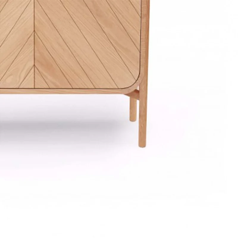 Cabinet en chêne naturel 120,5 x 45 x 130 cm Marius - Hartô