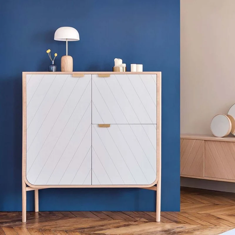 Cabinet en chêne naturel 120,5 x 45 x 130 cm Marius - Hartô