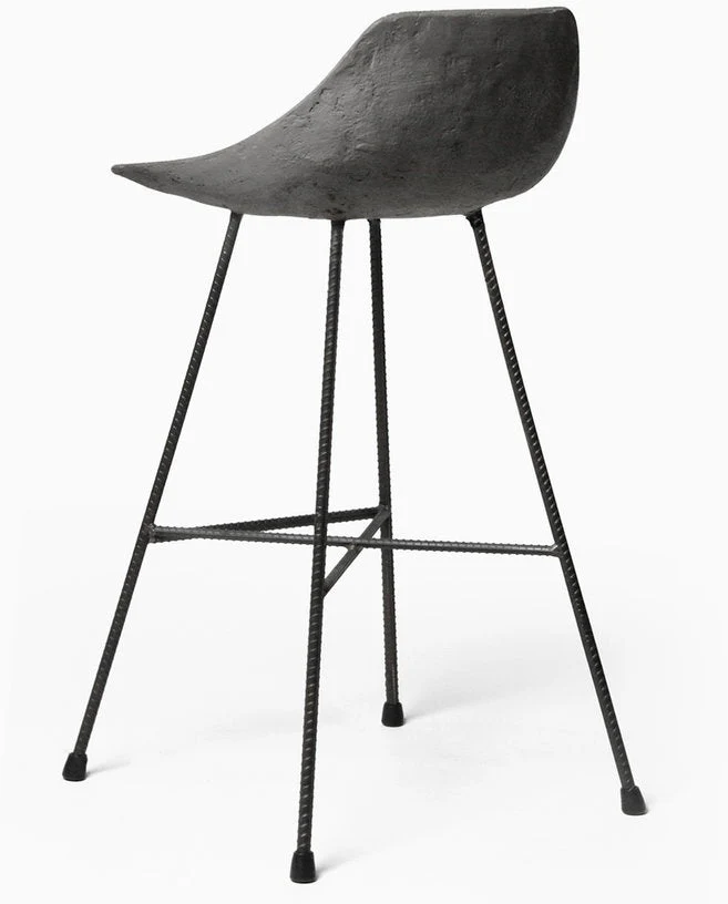 Chaise de comptoir 67 cm Hauteville - Lyon Béton