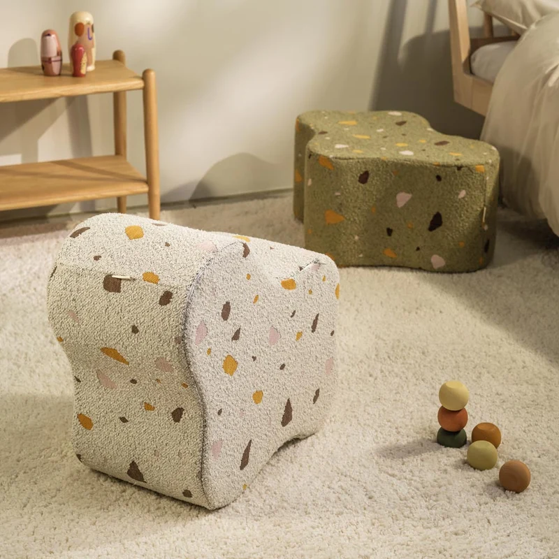 Pouf Wolke im Terrazzo Design