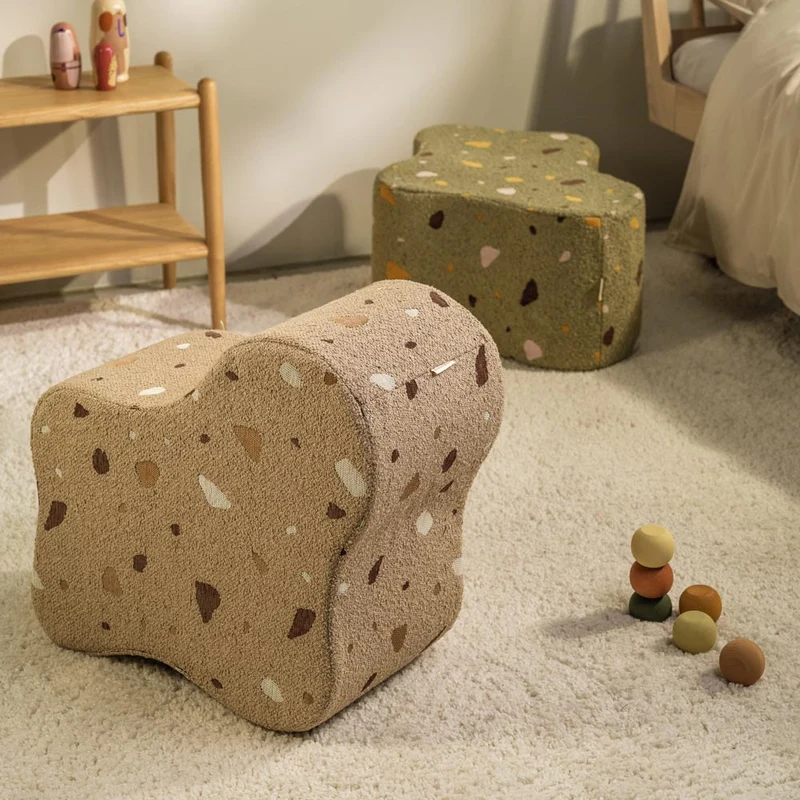 Pouf Wolke im Terrazzo Design