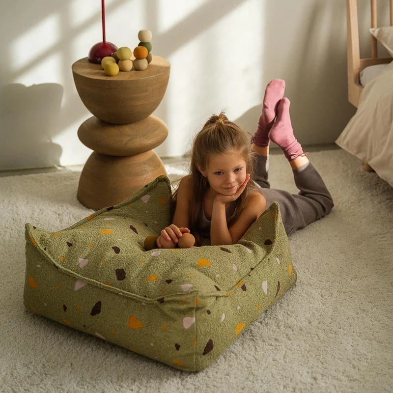 Bodenkissen im Terrazzo Design