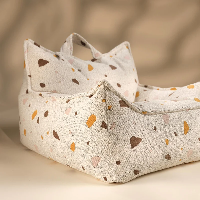Sitzsack Sessel im Terrazzo Design