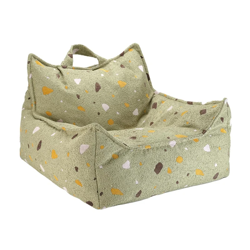 Sitzsack Sessel im Terrazzo Design