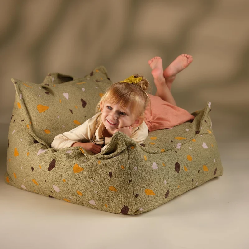 Sitzsack Sessel im Terrazzo Design