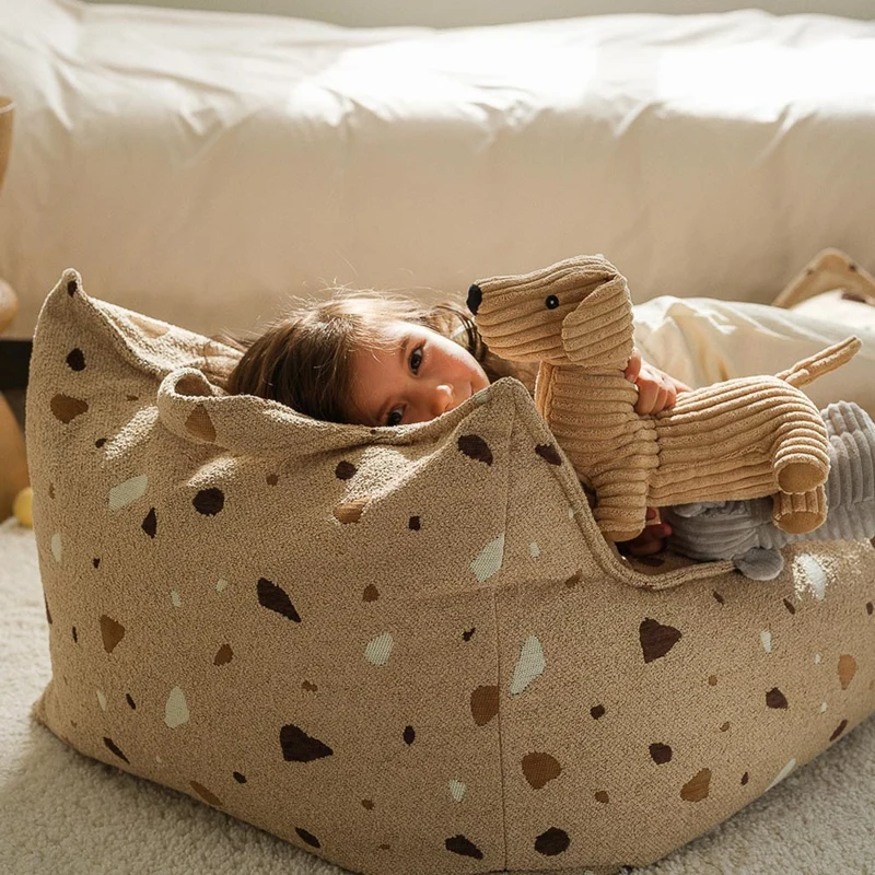 Sitzsack Sessel im Terrazzo Design