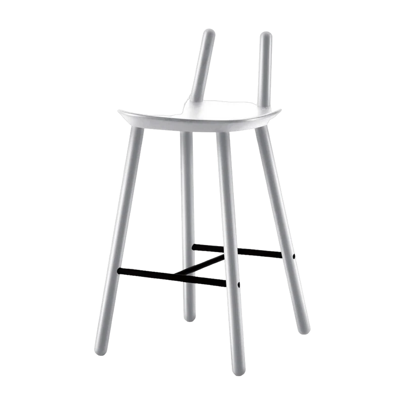 Chaise de bar grise 65 mc Naïve - Emko