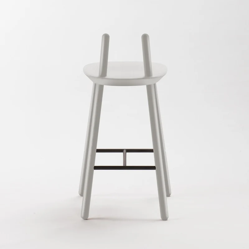 Chaise de bar grise 65 mc Naïve - Emko