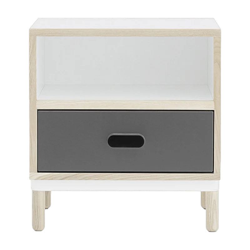 Table de chevet blanche et grise Bedside Grey - Normann Copenhagen