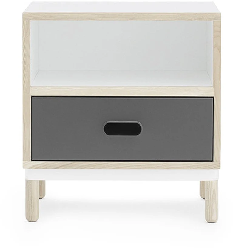 Table de chevet blanche et grise Bedside Grey - Normann Copenhagen