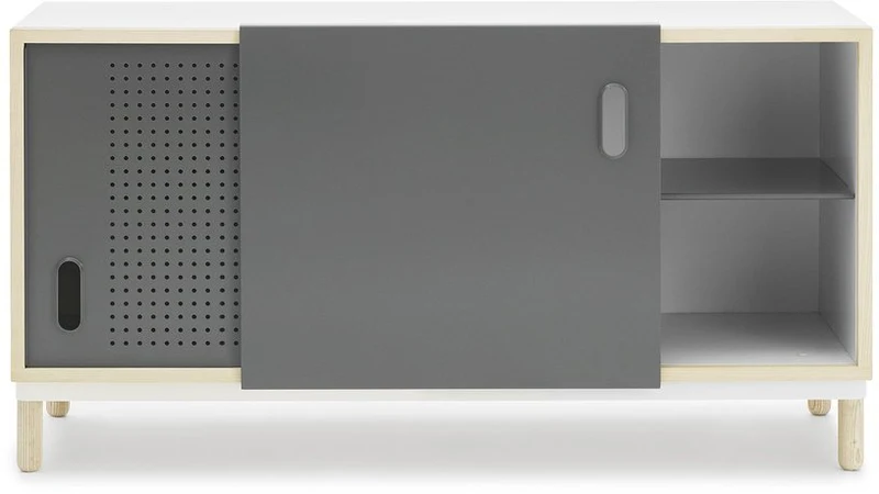 Cabinet gris Sideboard Grey - Normann Copenhagen