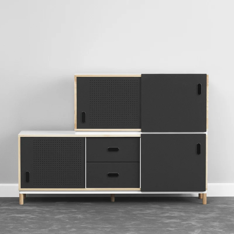 Cabinet gris Sideboard Grey - Normann Copenhagen