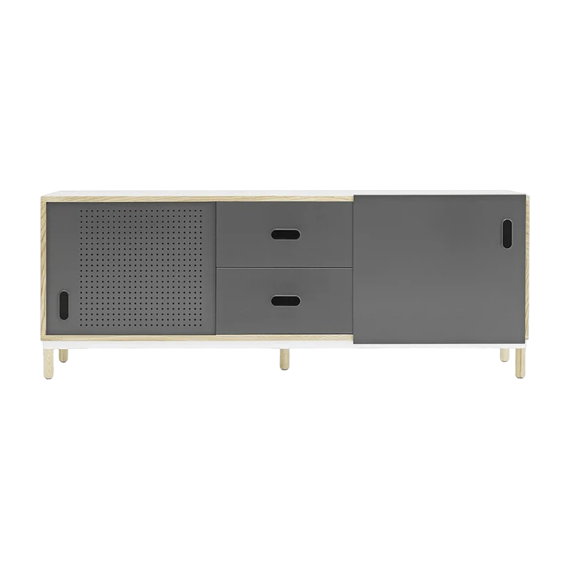 Buffet à tiroirs gris Sideboard Grey - Normann Copenhagen