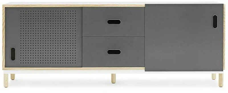 Buffet à tiroirs gris Sideboard Grey - Normann Copenhagen