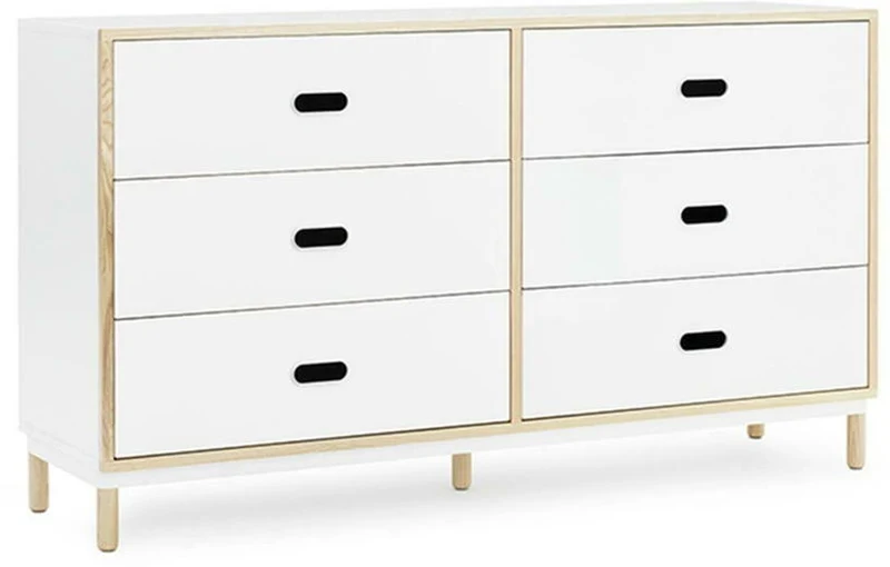 Commode à 6 tiroirs blanc Sideboard blanc - Normann Copenhagen