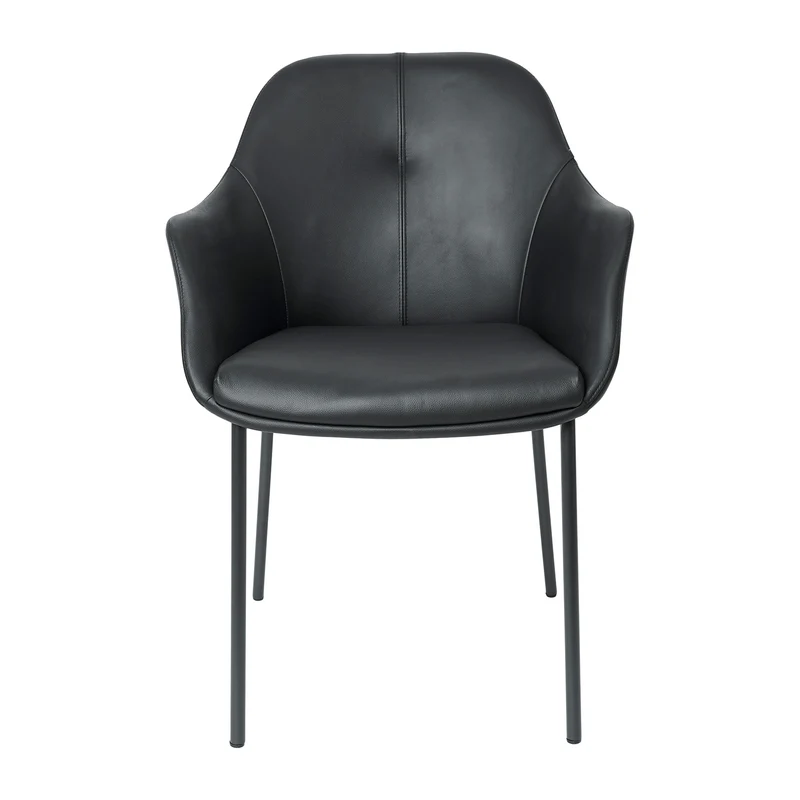 New Age Stuhl m. festen Beinen - leder