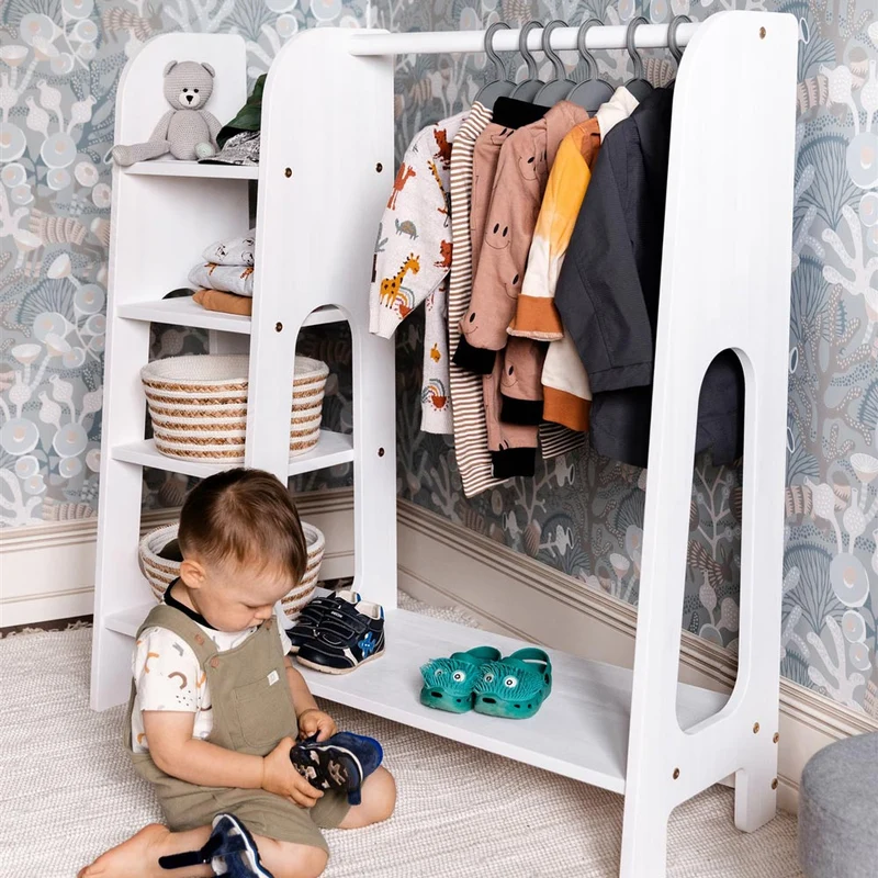 Montessori Kinderkleiderschrank & Garderobe Luna