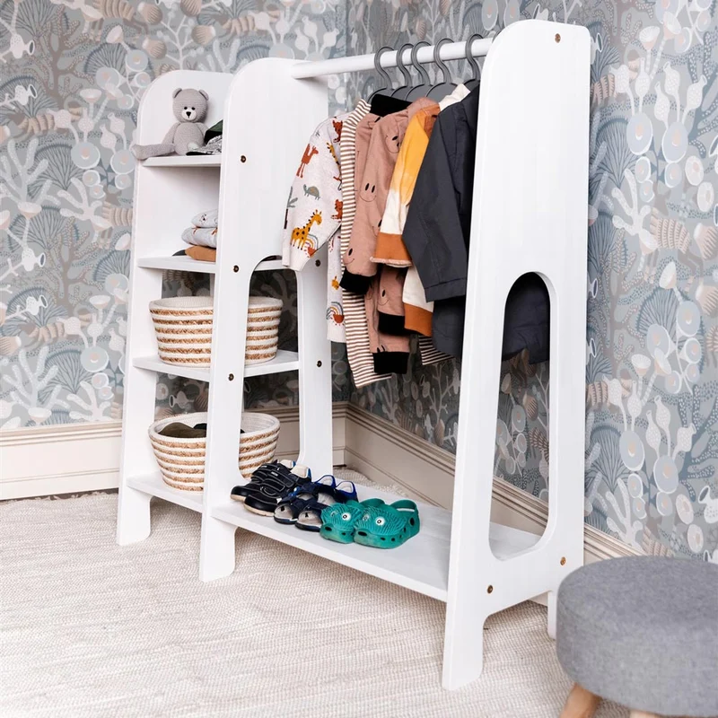 Montessori Kinderkleiderschrank & Garderobe Luna