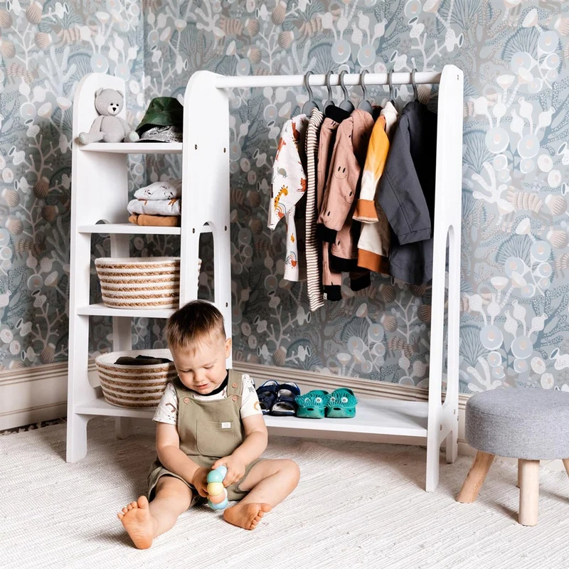 Montessori Kinderkleiderschrank & Garderobe Luna