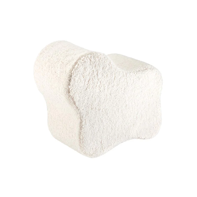 Pouf Wolke aus Teddy-Stoff
