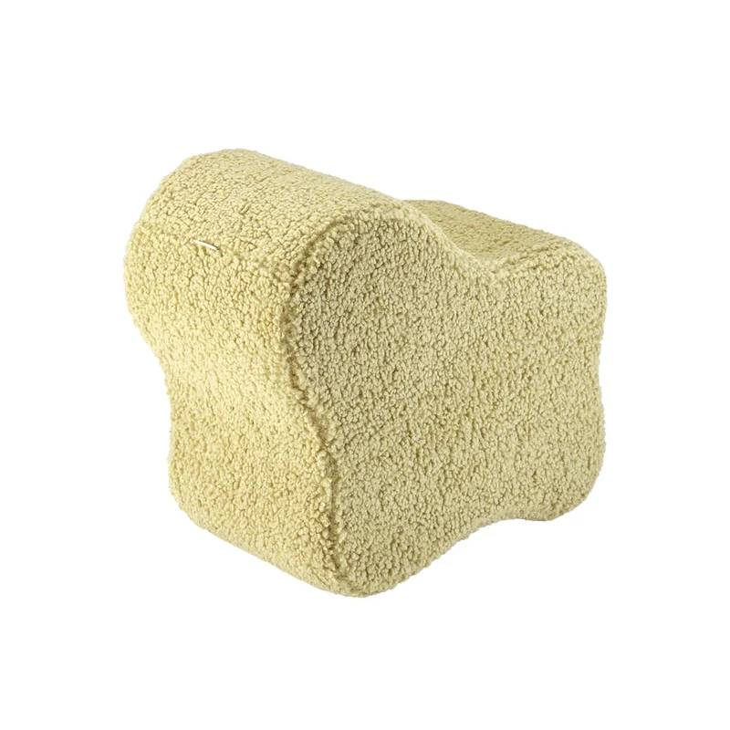 Pouf Wolke aus Teddy-Stoff