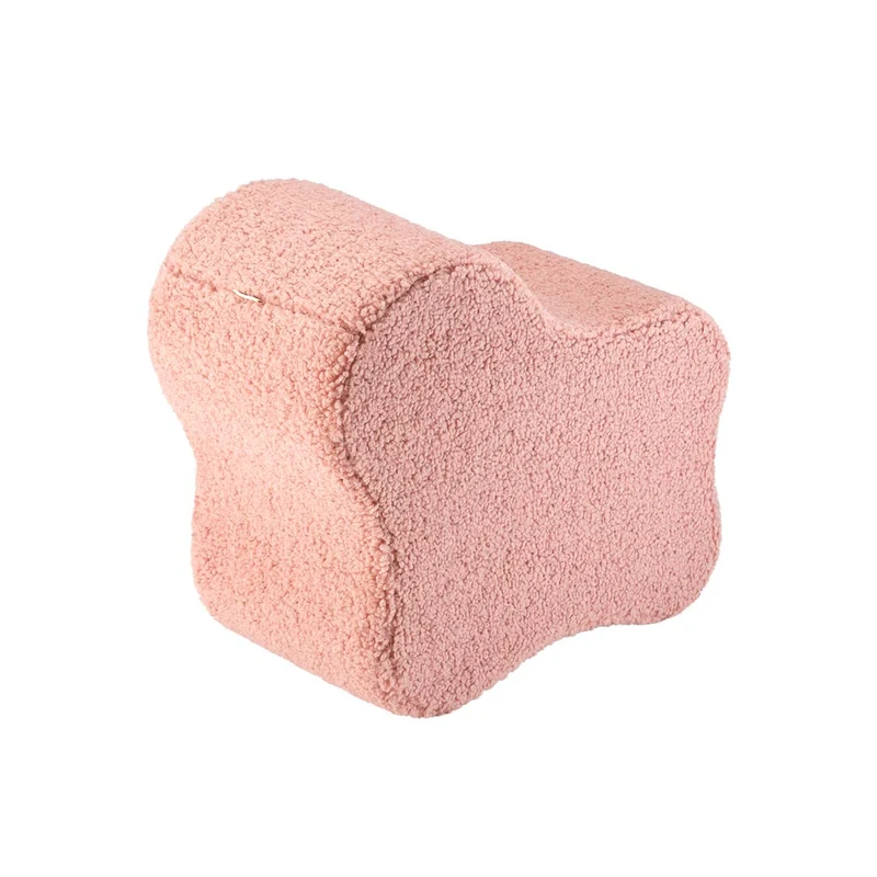 Pouf Wolke aus Teddy-Stoff