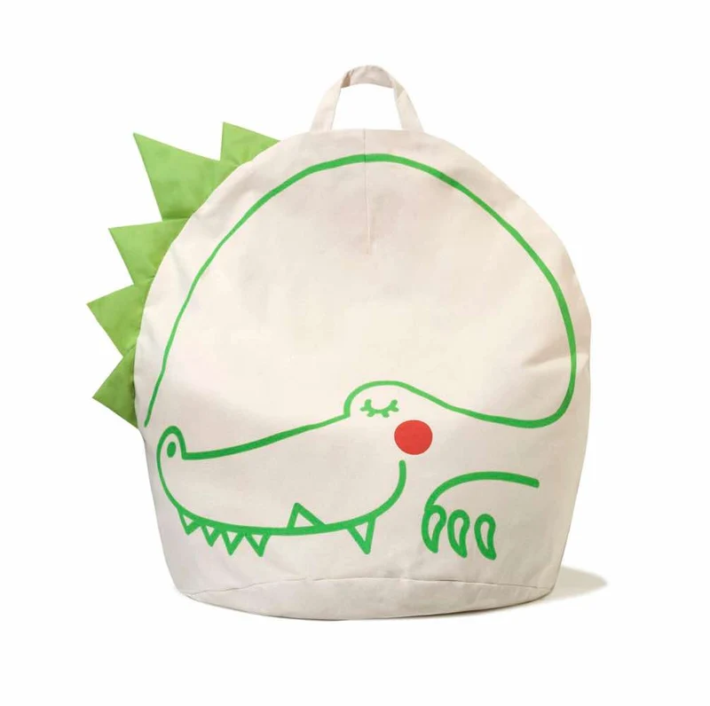 Sitzsack Croco aus Baumwolle