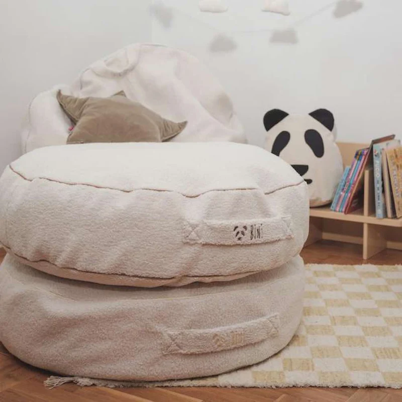Bodenkissen Plushy aus Plüschstoff